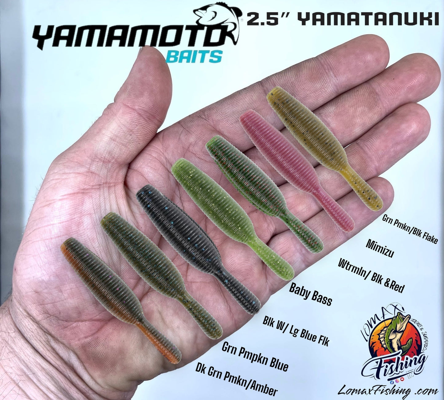 Yamamoto Yamatanuki 2.5" (Green Pmpkn Blue)