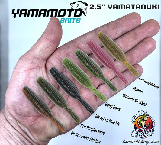 Yamamoto Yamatanuki 2.5" (Drk Grn Pmpkn/Amber)