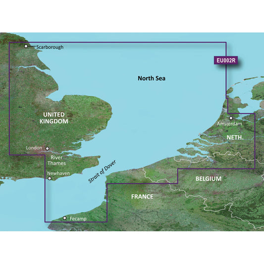 Garmin BlueChart g3 HD - HXEU002R - Dover to Amsterdam  England Southeast - microSD/SD [010-C0761-20]