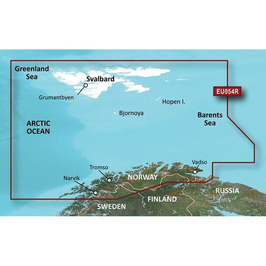 Garmin BlueChart g3 HD - HXEU054R - Vestfjd - Svalbard - Varanger - microSD/SD [010-C0790-20]