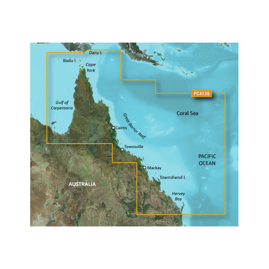 Garmin BlueChart g3 HD - HXPC413S - Mornington Island - Hervey Bay - microSD/SD [010-C0871-20]