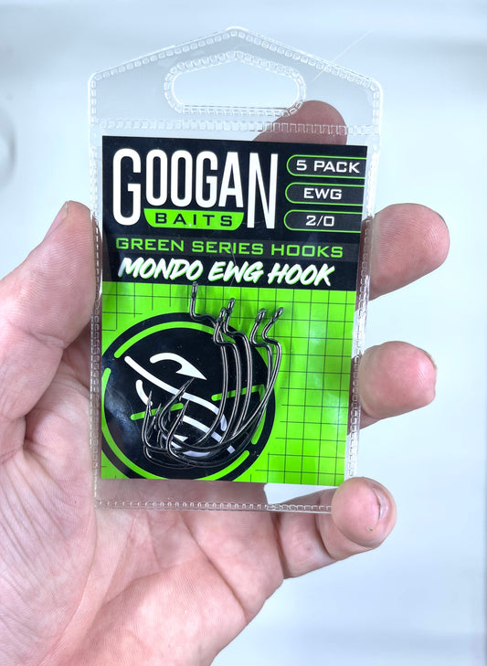 Googan Green Series Mondo Ewg Hook 5pk (2/0)