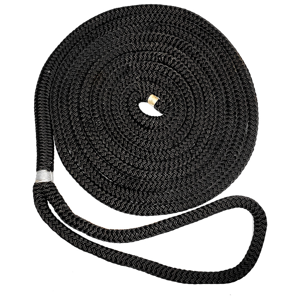 New England Ropes 3/8" Double Braid Dock Line - Black - 20 [C5054-12-00020]