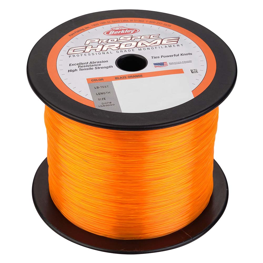 Berkley ProSpec Chrome Blaze Orange Monofilament - 25 lb - 1000 yds - PSC1B25-80 [1543997]