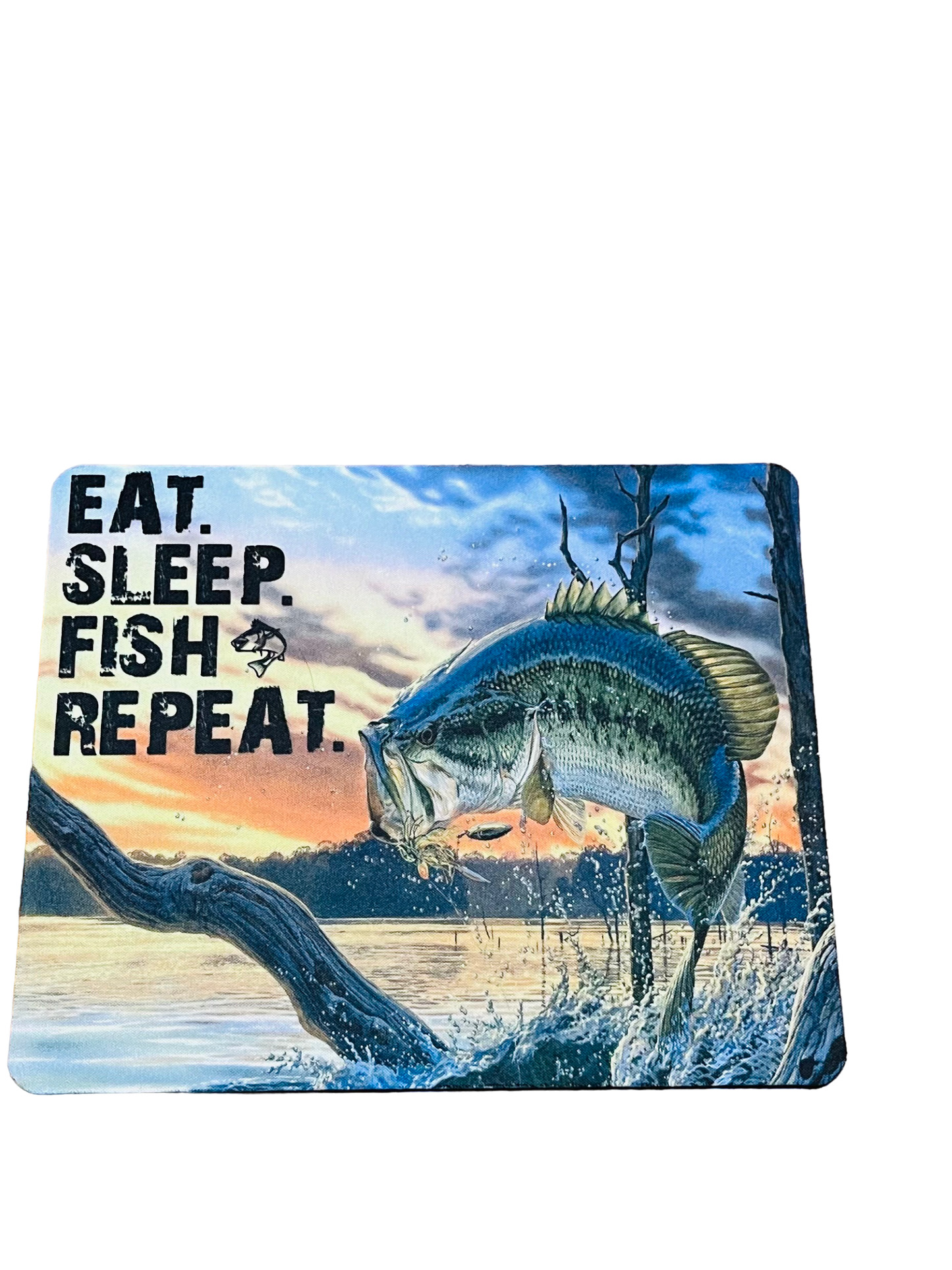 Eat Sleep Fish Repeat Mouse Pad