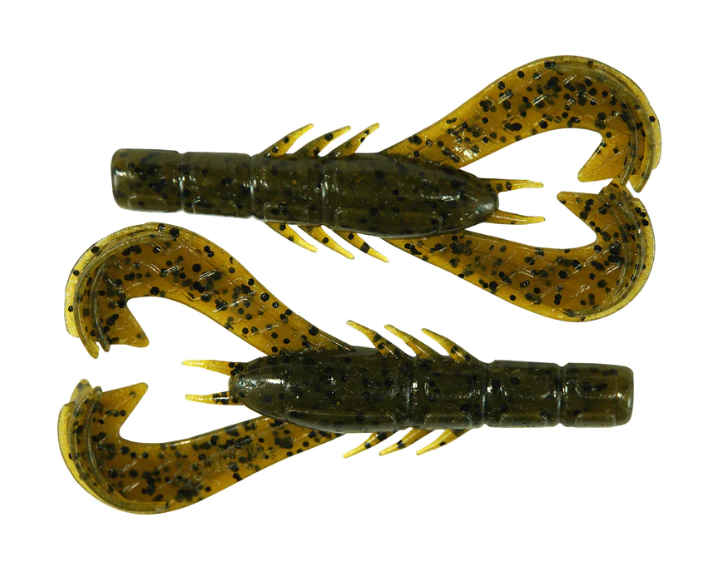 Googan Krackin' Craw JR  3" 10pk (Green Pumpkin)