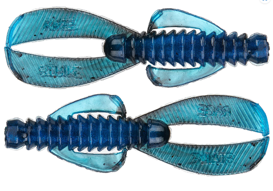 Strike King Rage Ned Bug 2.5'' (Black Blue Swirl)