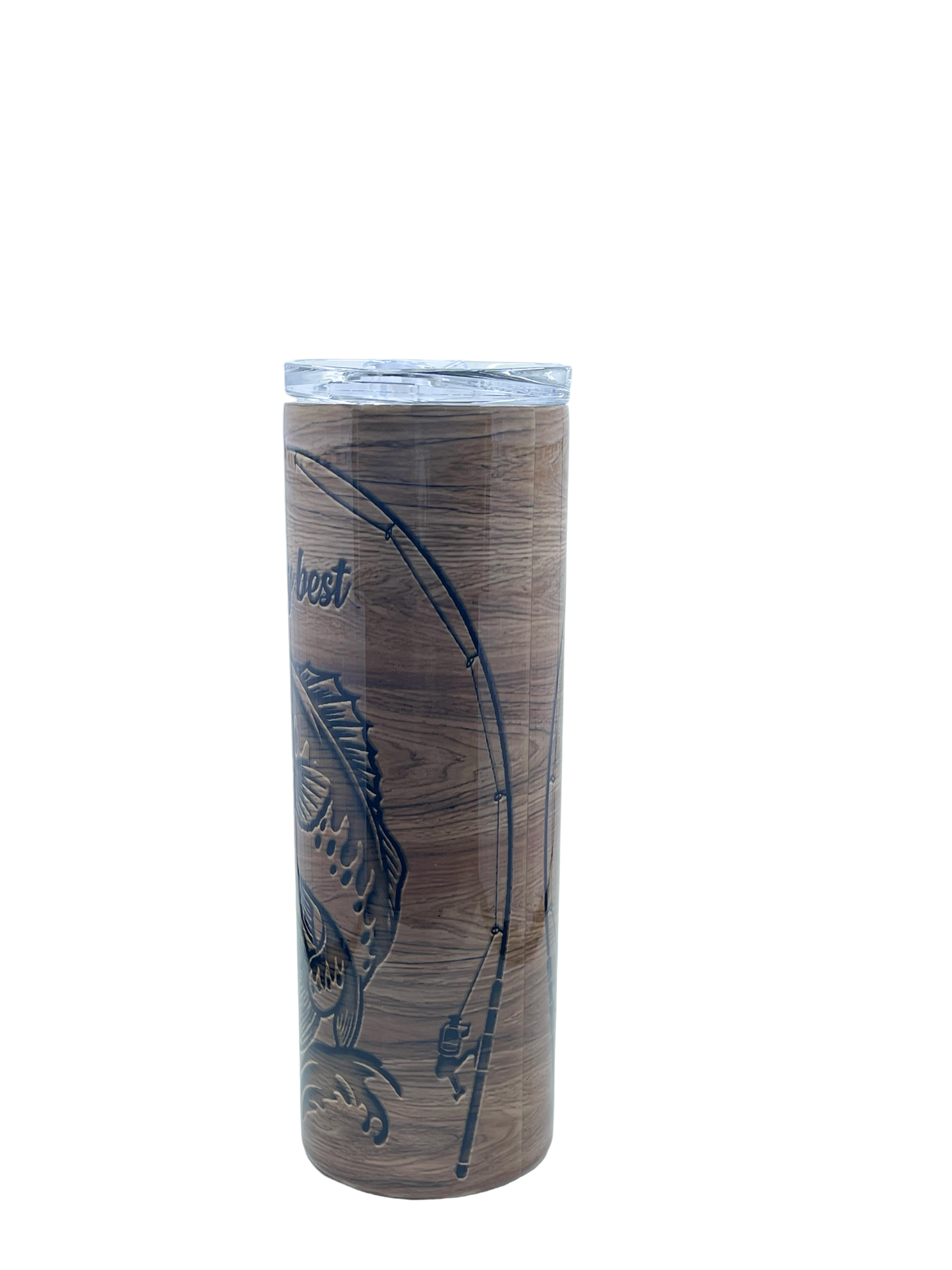 Wood Grain Bass 20oz Tumbler